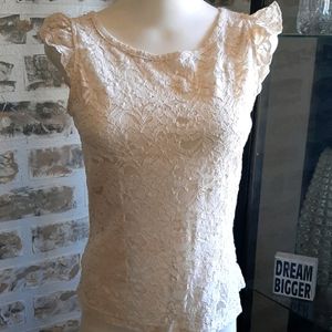 🦄Tulle Lace Top